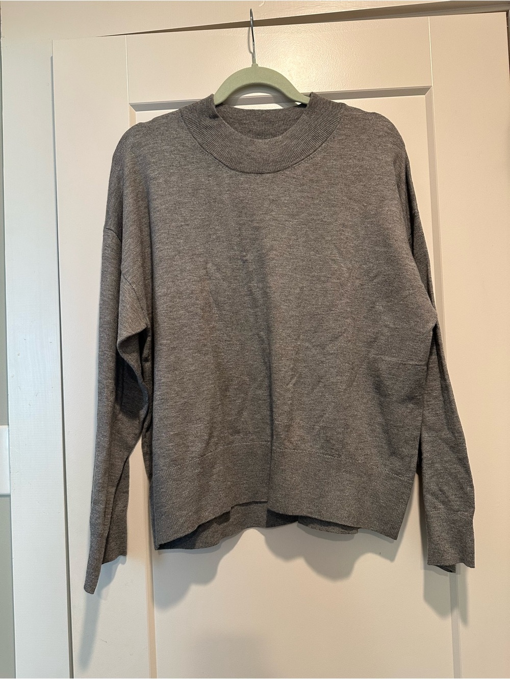 a new day Heather Gray Knit Pullover